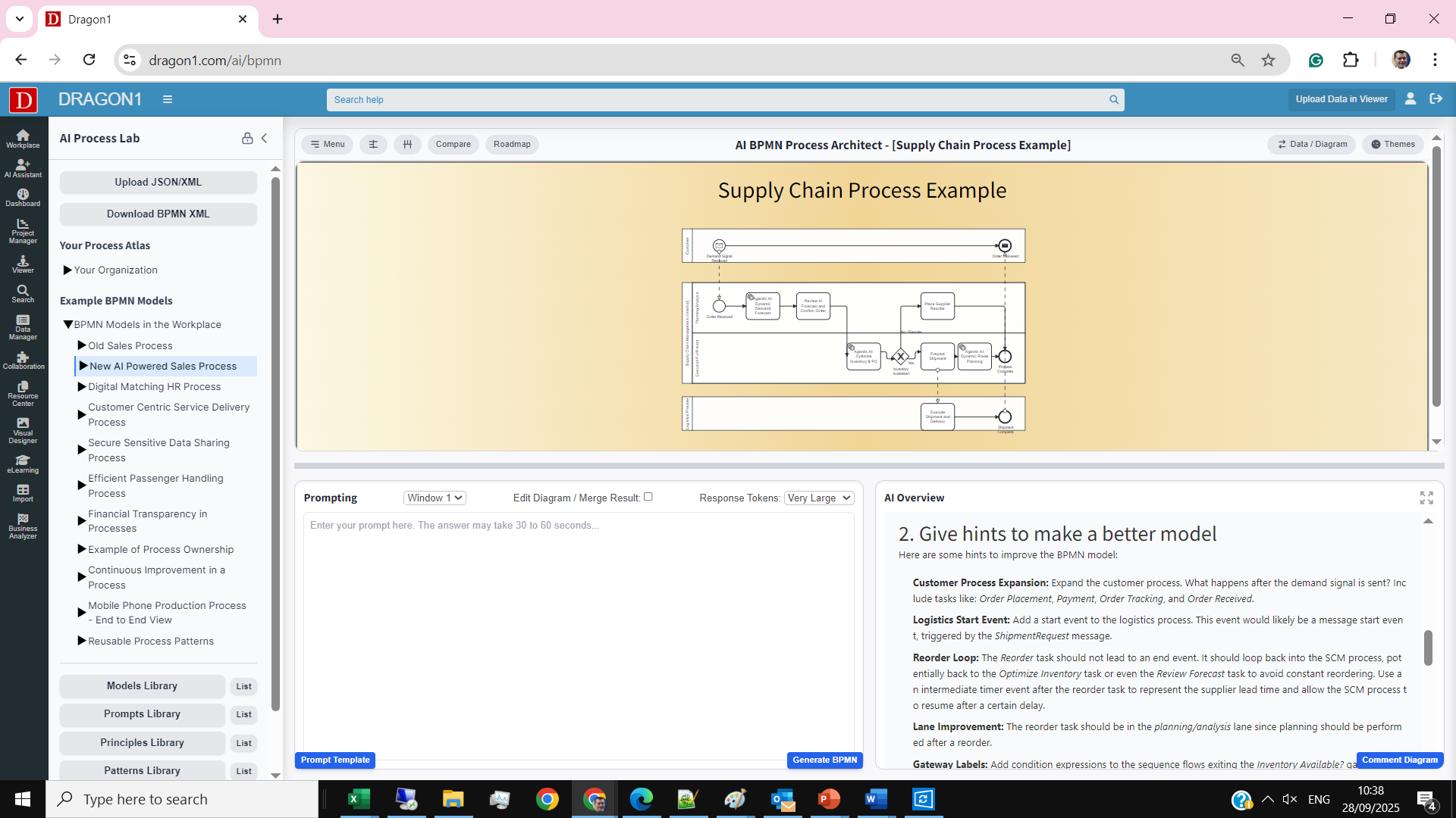 Visual representation of a Comment Dialog feature in a BPMN diagram
