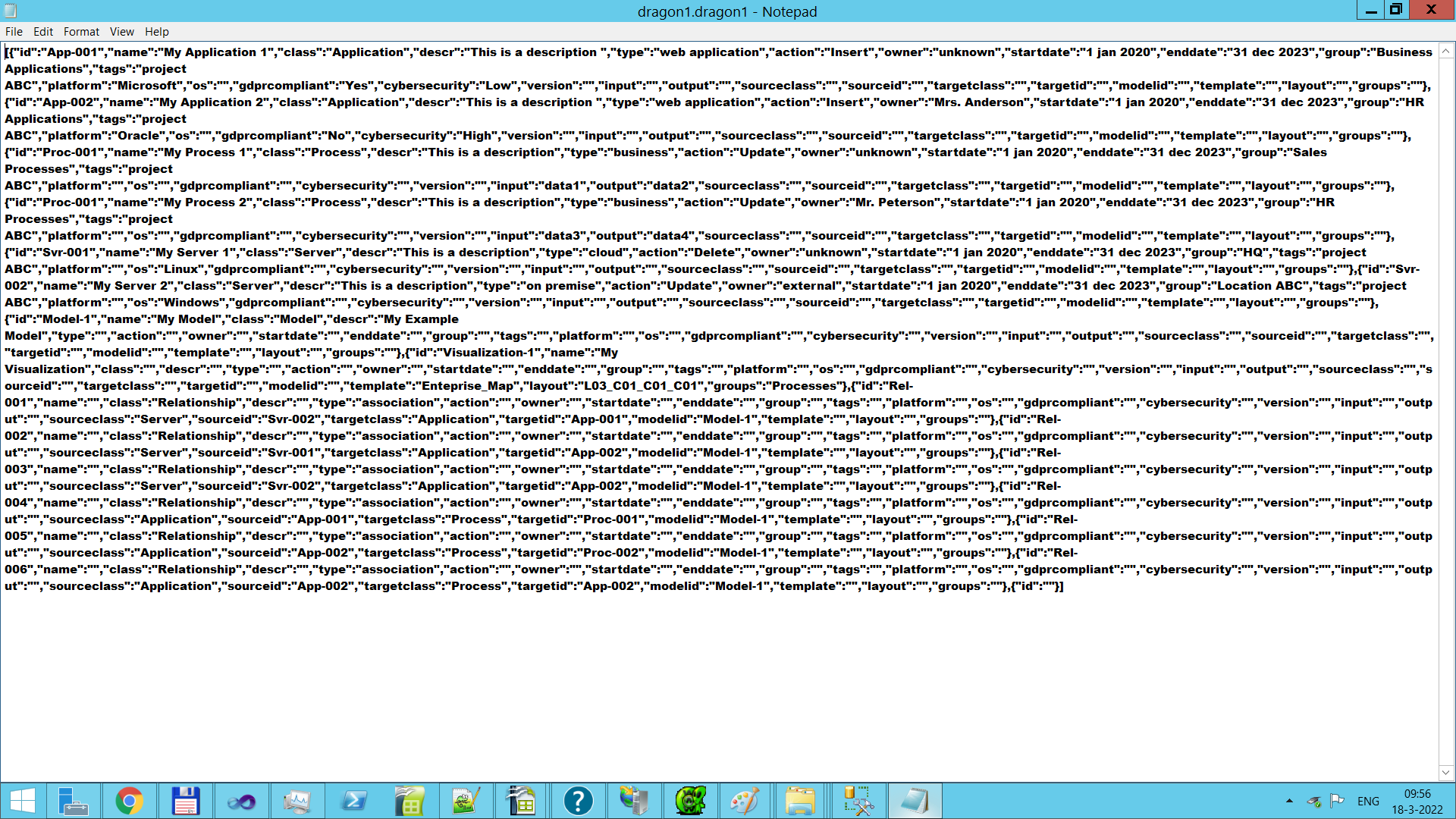 Dragon1 JSON File Structure dragon1 json file structure