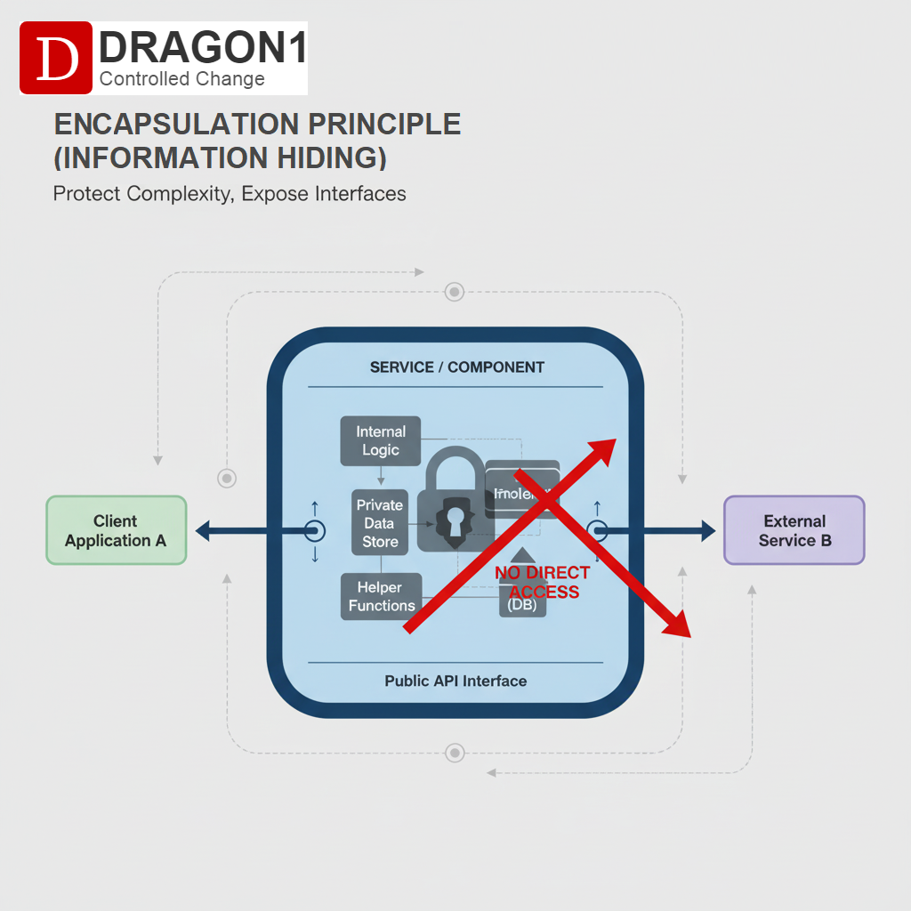 Encapsulation Principle (Information Hiding)