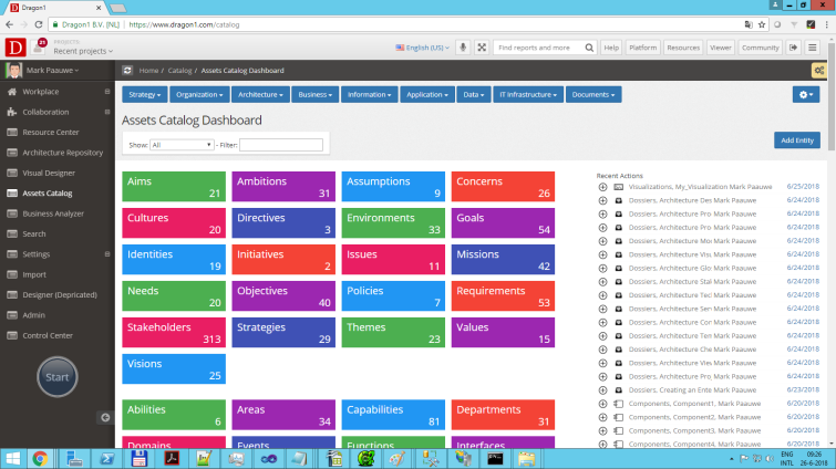 application rationalization data manager