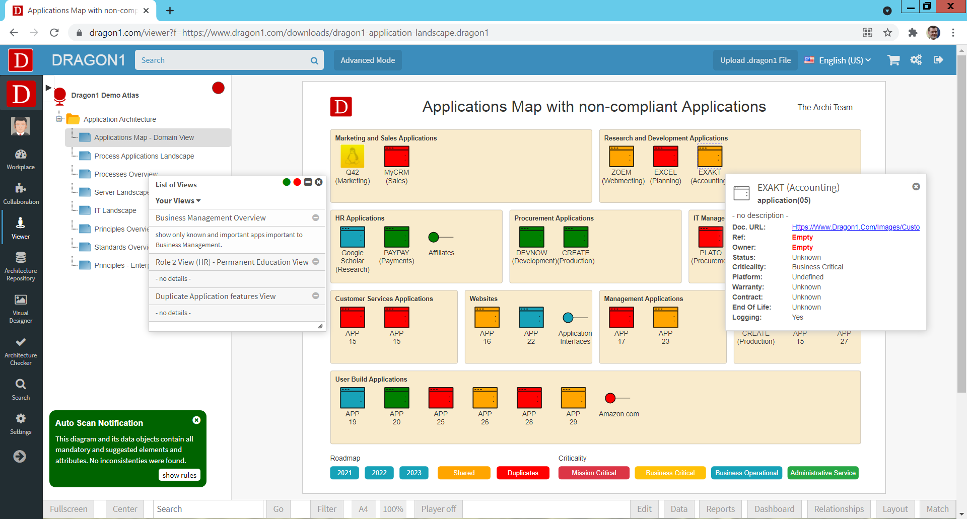 Process Application Landscape