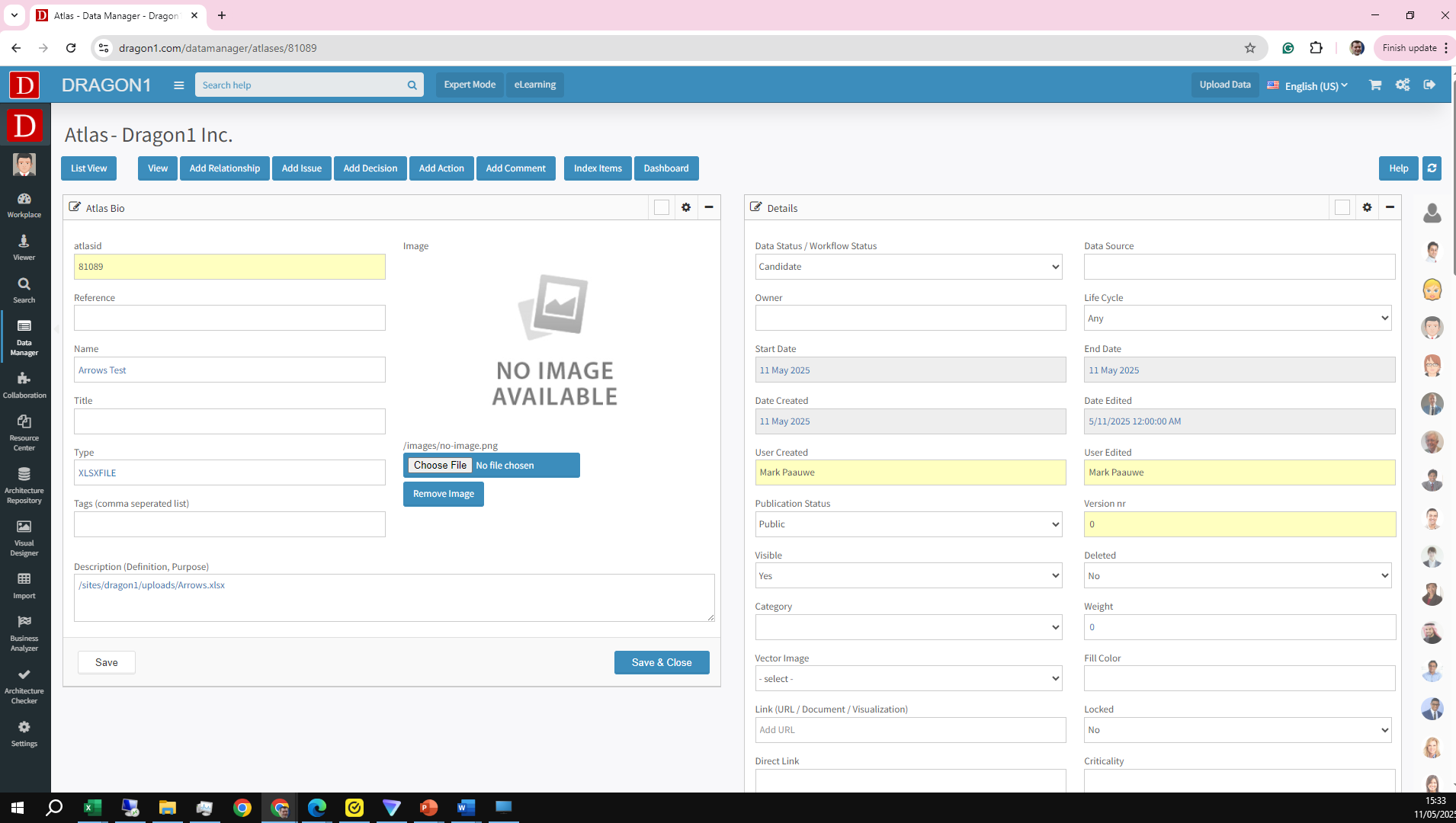 Create a link to an Excel sheet from an Atlas create a link to an excel sheet from an atlas