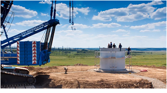 How a Structure is built on a Construction Site