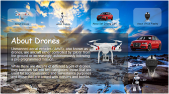 Presenting Future Technologies in Interactive Way