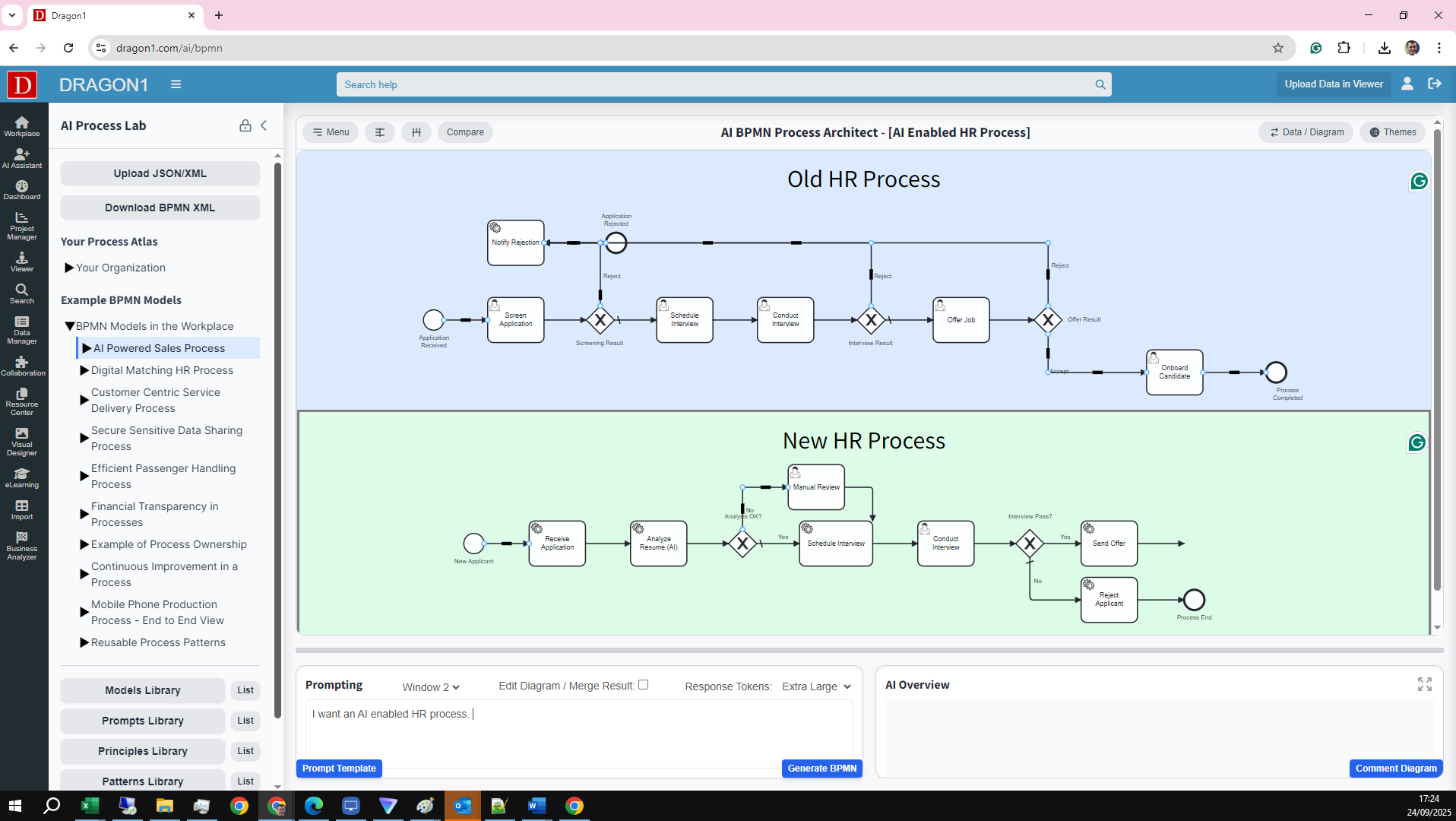 AI BPMN HR Process | AI